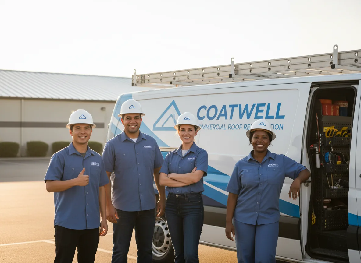 Commercial roof coating company in Creston, CA